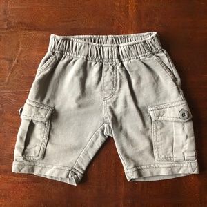 Tea Collection Thunder Gray French Terry Cargo Shorts